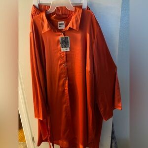 Adult long sleeve Shirt Dress